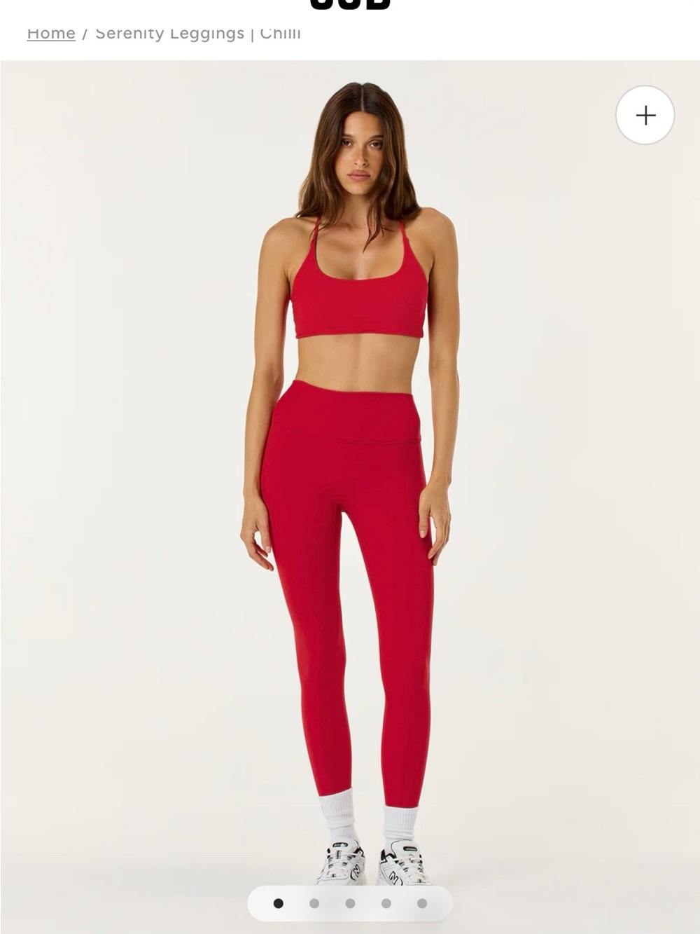 CSB Serenity Leggings in Chili Red